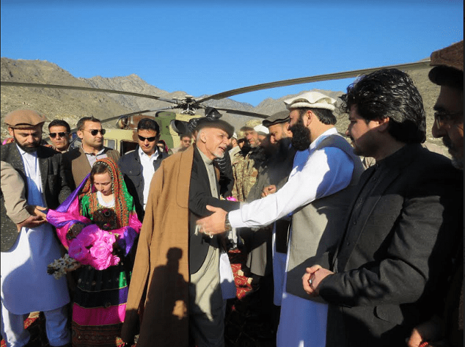 President inaugurates projects worth 777m afs in Kunar