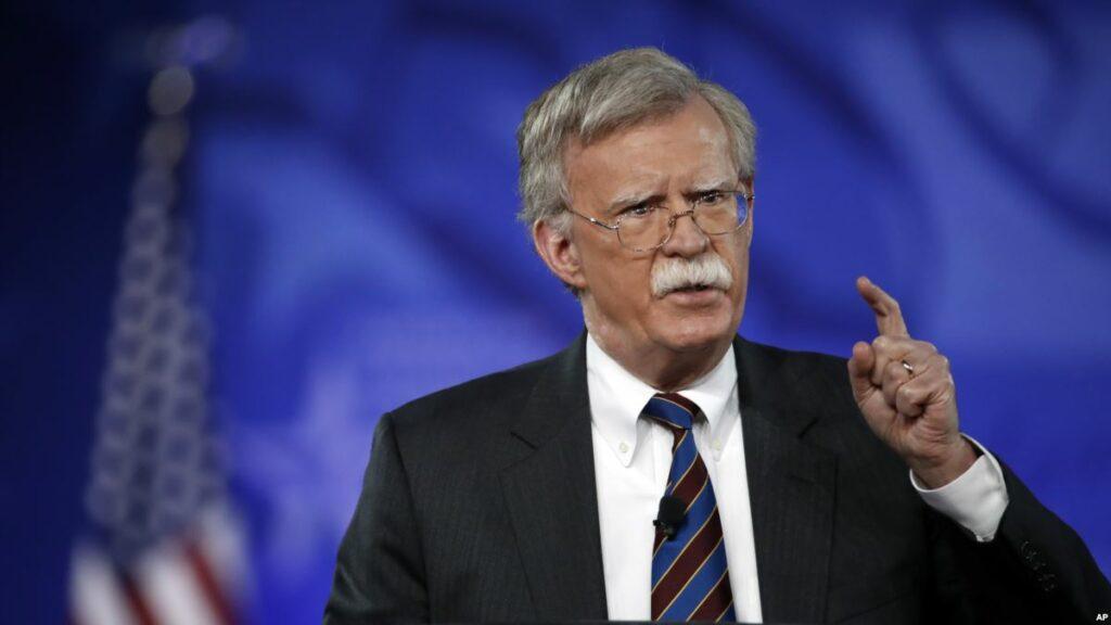 Sidelined Bolton becomes foe of Afghan peace deal