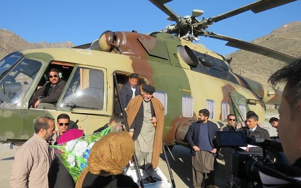 President Ghani in Kunar to inaugurate projects