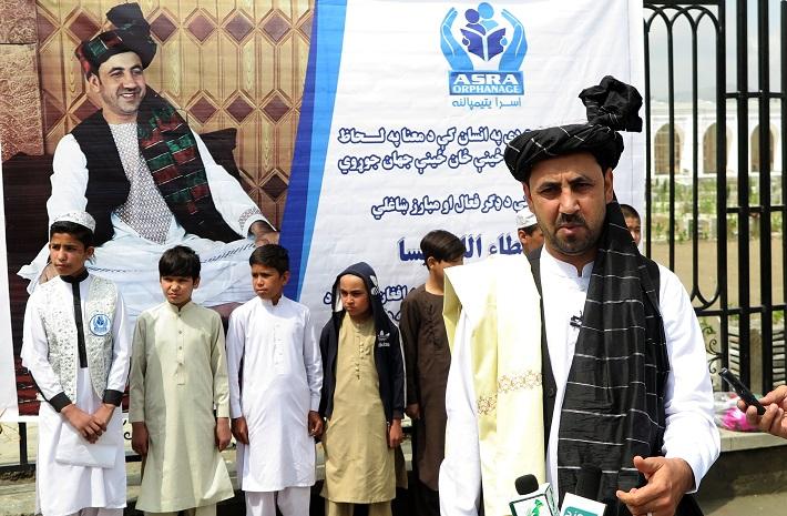 Afghan groom donates 240,000afs to orphanage