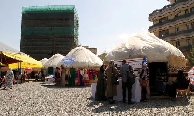 Women handicrafts exhibition in Kabul