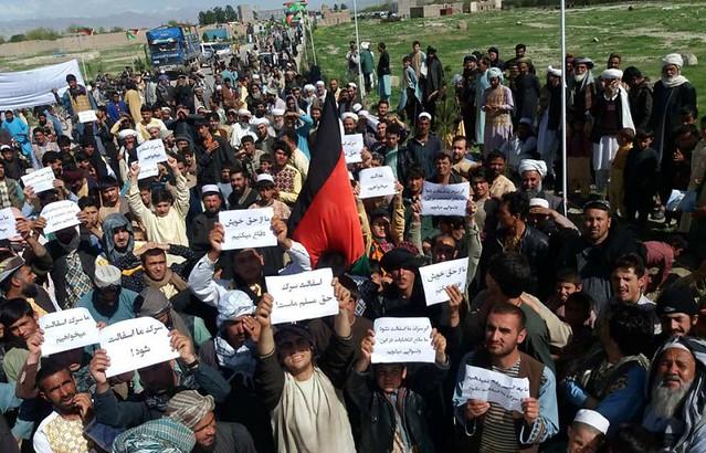 Herat residents protest