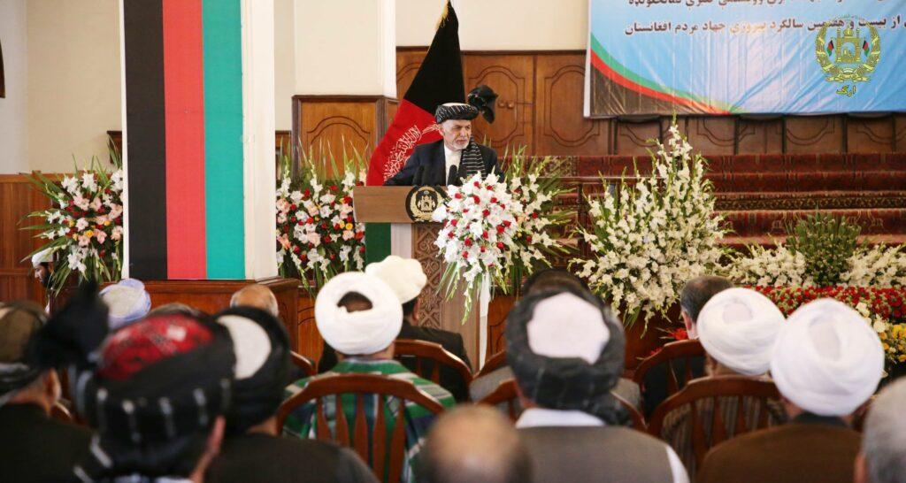 غنى: افتخار جهاد افغانستان، عزت تمام ملت افغانستان می‌باشد