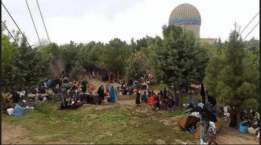 صدها خانواده در هرات  از«سیزده بدر» تجلیل  کردند