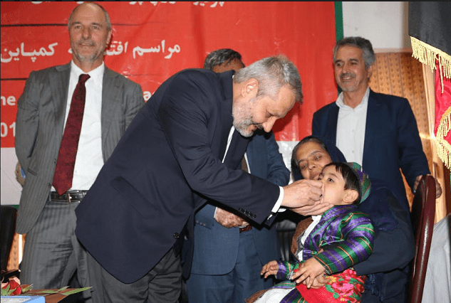 کمپاين بهارى واکسين فلج اطفال آغاز شد