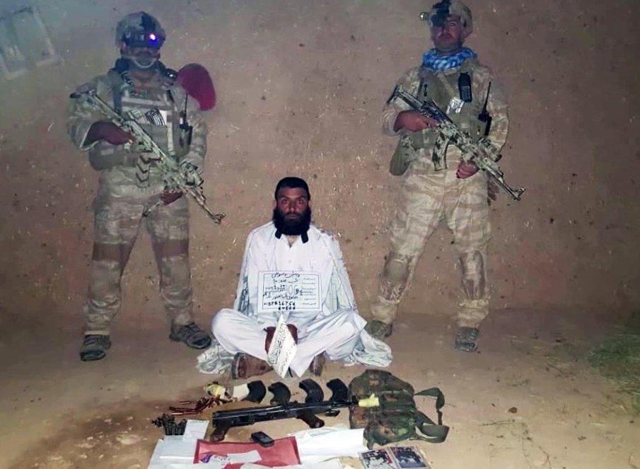 Taliban’s shadow district chief captured, weapons seized