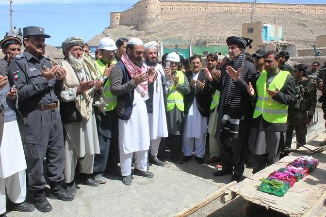 ګردېز کې د يوه لوى جامع جومات د جوړېدو چارې پيل شوې