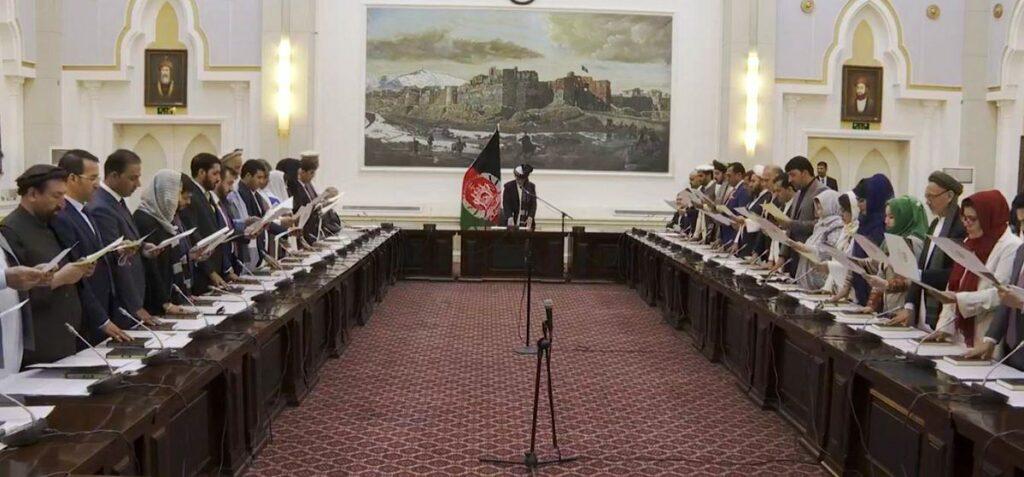 MPs-elect from Kabul, Paktia sworn in at Presidential Palace
