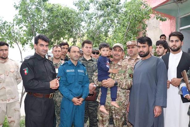 یک طفل چهار ساله از چنگ اختطافگران در فارياب نجات داده شد