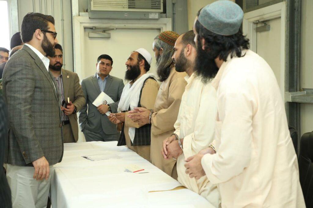 Heading high-level team, Mohib inspects Bagram prison