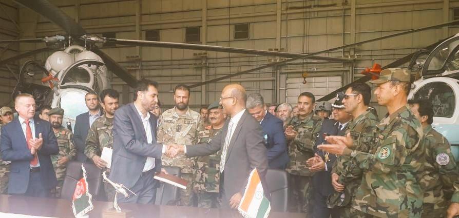 India provides 2 MI-24 helicopters to Afghanistan