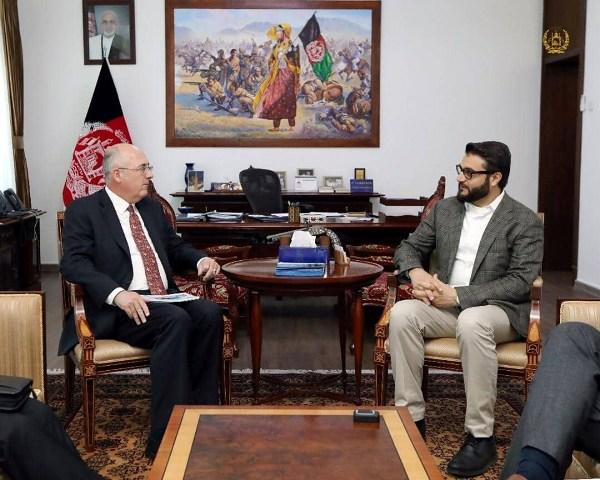 Mohib, Australian delegation confer peace process in Kabul