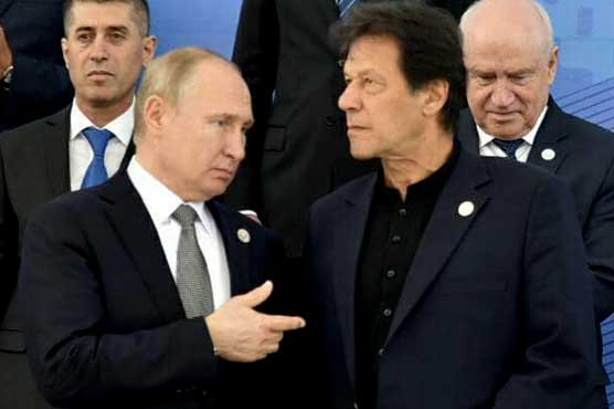 Imran, Putin confer on situation in Afghanistan