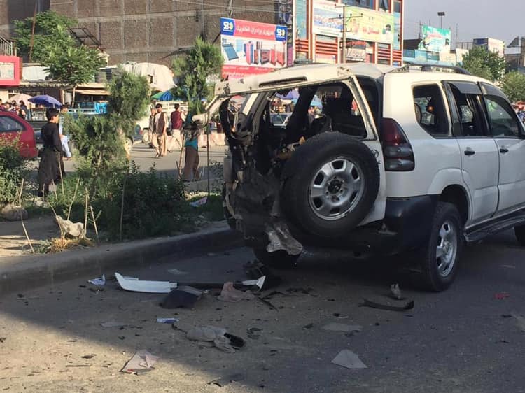 سه کارمند کمیسیون انتخابات در انفجار ماین شهر کابل مجروح شدند