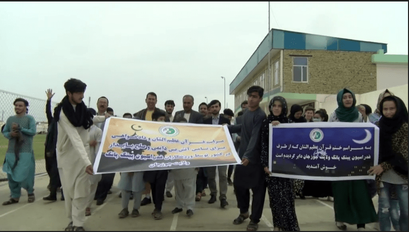 ورزشکاران در جوزجان به خاطر تامین صلح در کشور دادخواهی کردند
