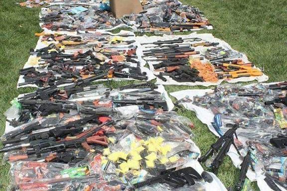 پوليس کابل: بامرتکبين خريد و فروش پتاقى و سلاح پلاستيکى برخورد قانونى ميشود