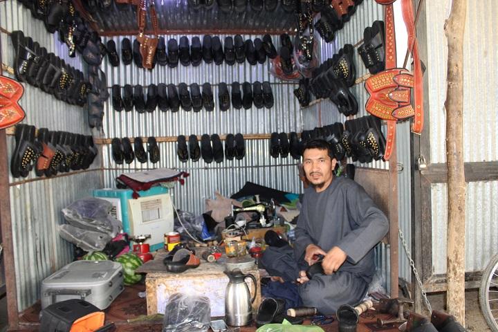 Hand-made footwear factories stagnate in Sar-i-Pul