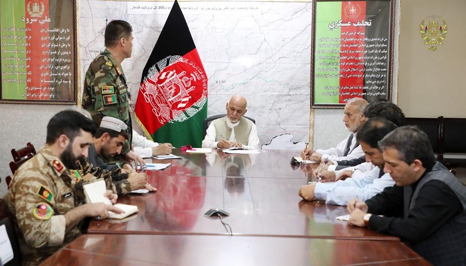 رئيس جمهور به مسئولين امنيتی کندهار: از تلفات ملکى جلوگيرى کنيد