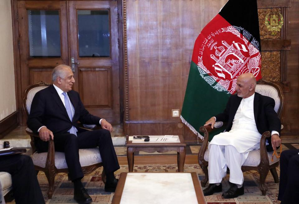 Ghani, Khalilzad discuss next peace moves