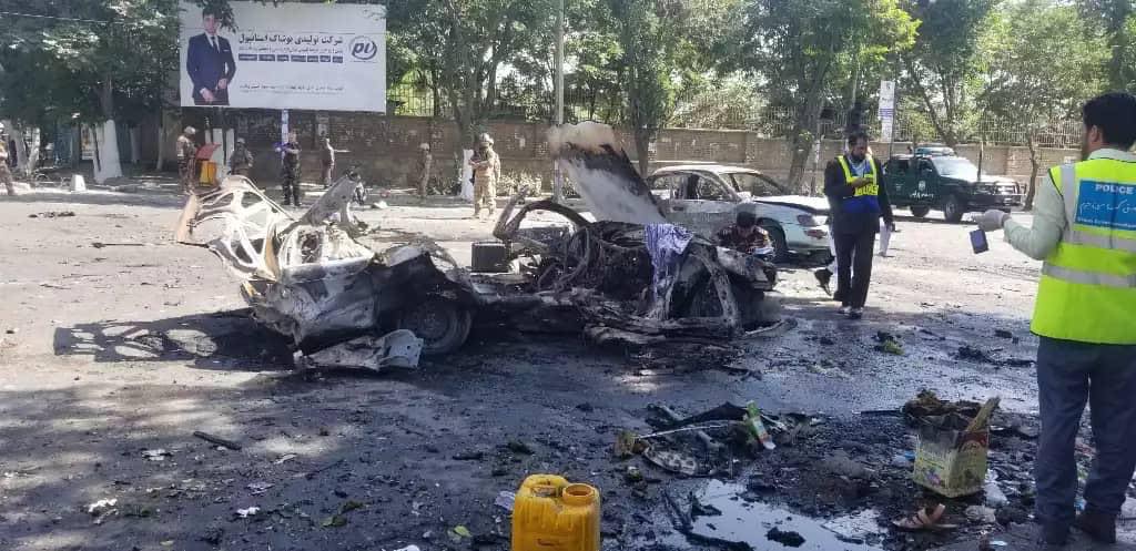 انفجار در دروازه پوهنتون کابل ٨ کشته و ٣٣ زخمی برجا گذاشت