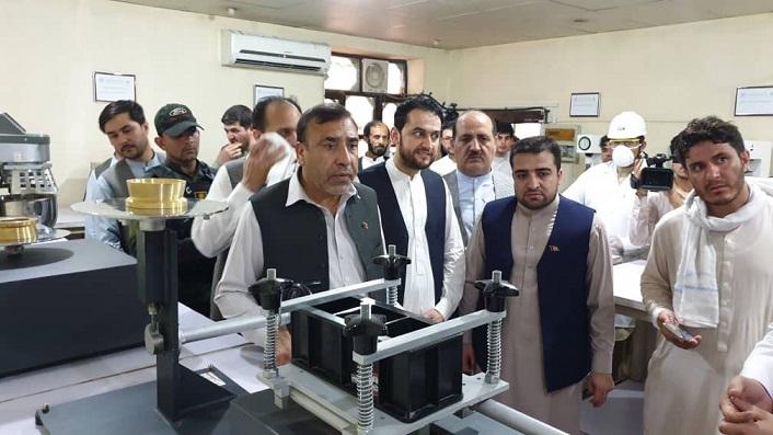 Lab to test construction materials set up in Nangarhar