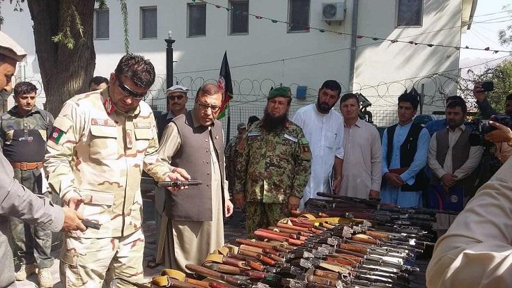 DIAG submitted 108 weapons in Nangarhar