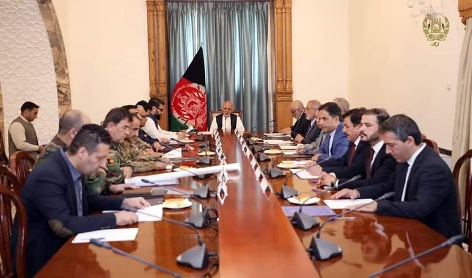 جلسۀ امنیتی به منظور بررسی وضعیت امنیتی کابل برگزار شد