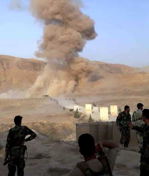 Explosives-packed tank destroyed in Baghlan