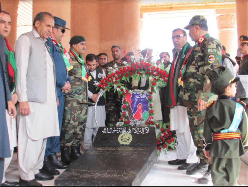 Floral wreath laid on Amanullah Khan’s mausoleum