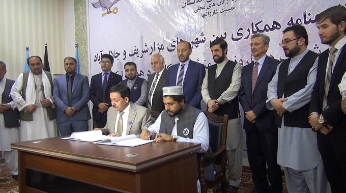 Balkh, Nangarhar sign mutual cooperation accords