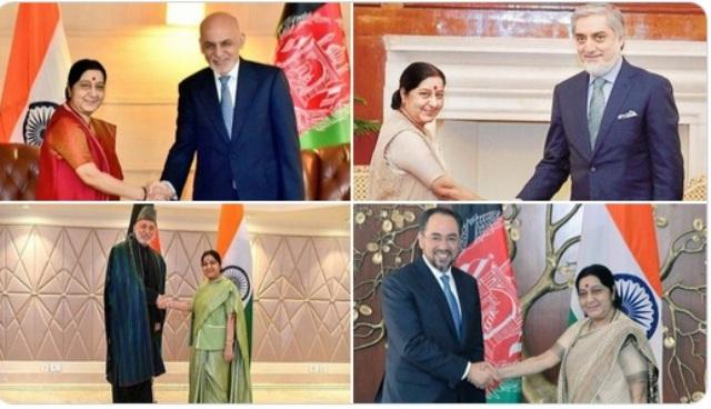 Ghani, CEO voice shock over Swaraj’s death