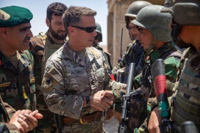 Political processes impossible without Afghan forces efforts, sacrifices: Gen. Miller
