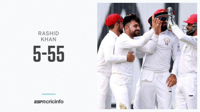 Afghanistan on top in only test against Bangladesh
