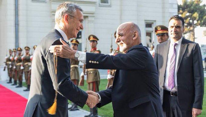 NATO chief assures Ghani of full cooperation