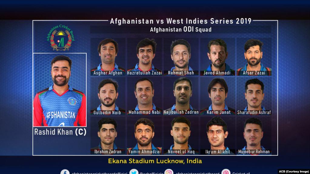 Afghanistan name ODI squad against West Indies