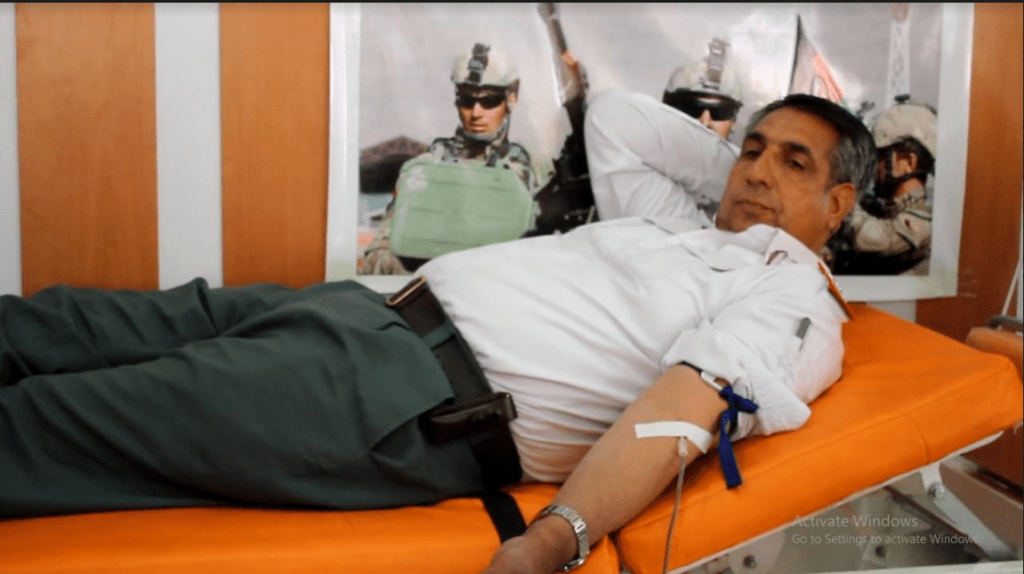 کمپاین اهدای خون به حمایت از نیروهای امنیتی در هرات راه اندازی شد