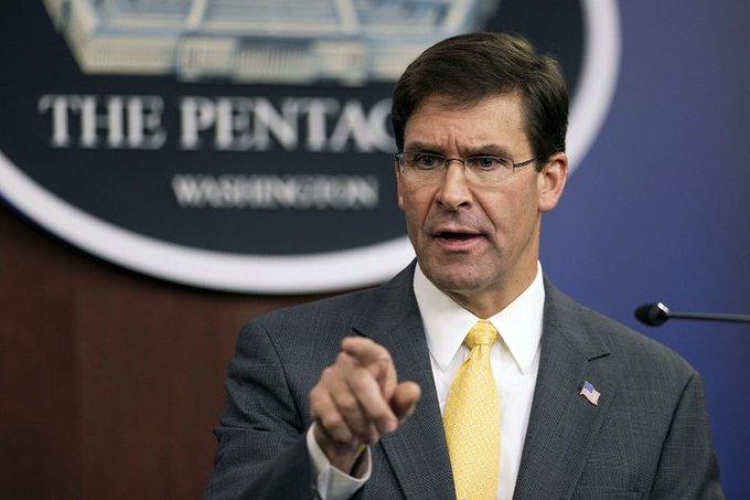 Troop cuts not tied to deal with Taliban: Esper