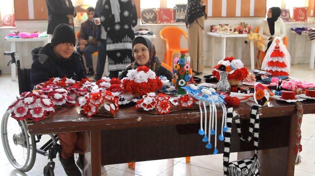 نمایشگاه صنایع دستی معلولان جسمی و ذهنی در هرات برگزار شد