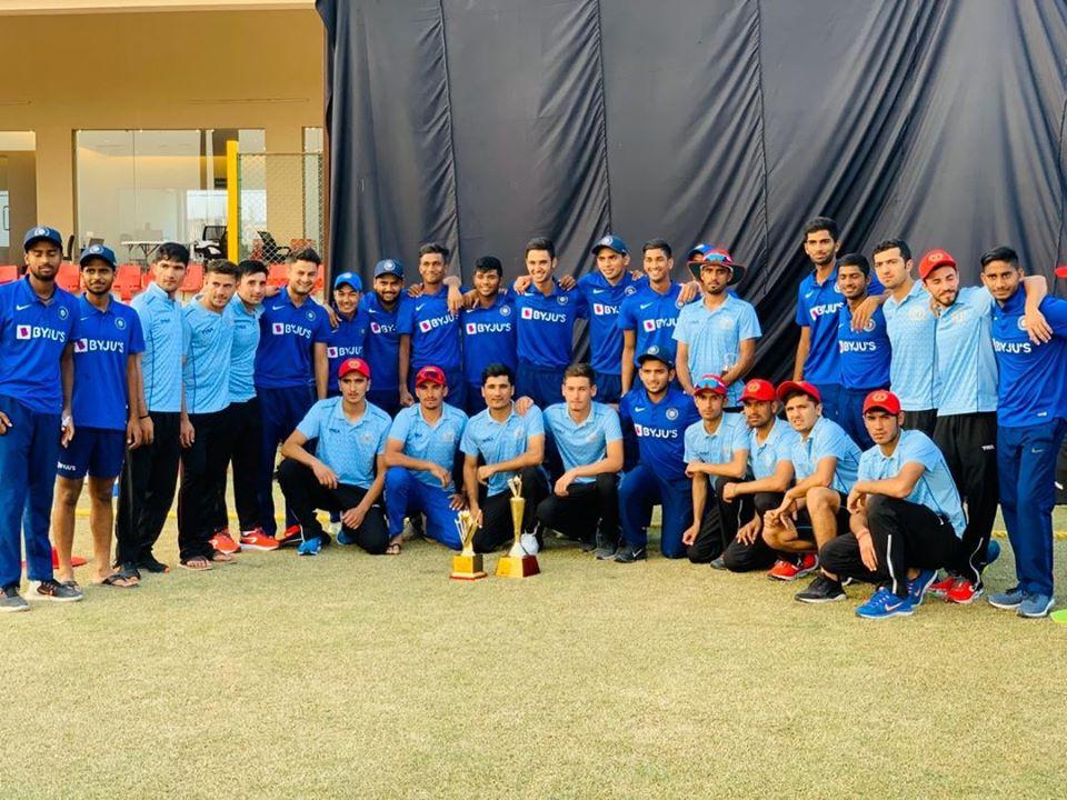 Afghanistan struggle to beat India in 5th Youth ODI