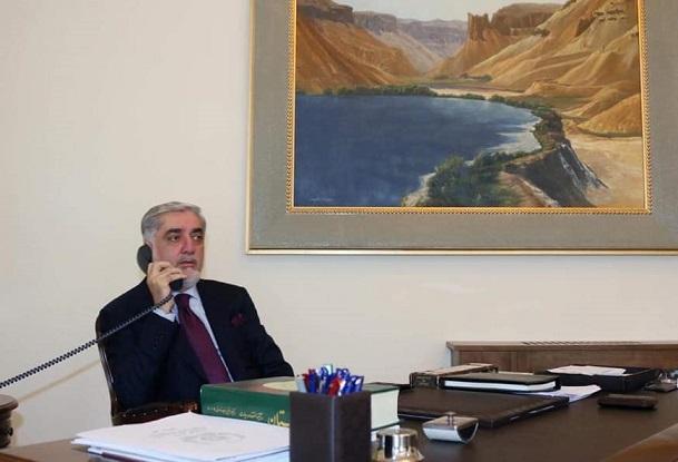 Abdullah, Pompeo talk peace process, polls