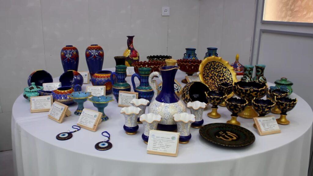 IDP women’s handicrafts on display in Herat