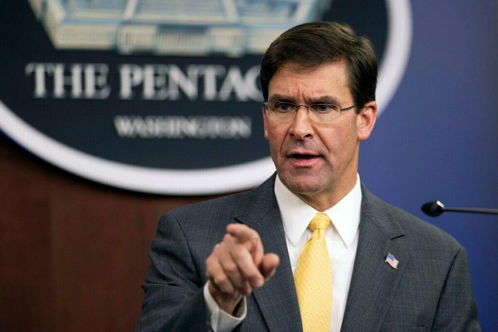 Troop pullout from Afghanistan on track: Esper