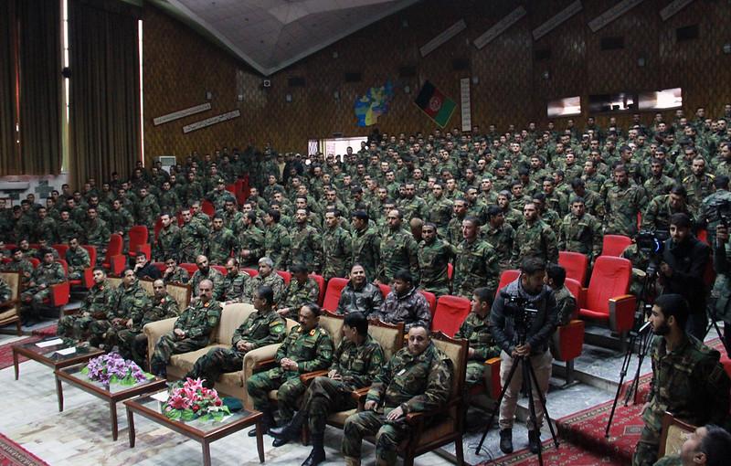 Kabul Military Training Center sees off 1,100 graduates