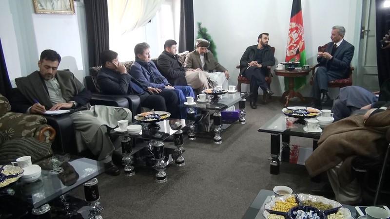Wolesi Jirga delegation in Balkh