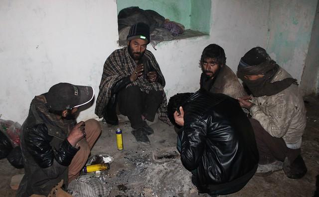 Sar-i-Pul drug addicts