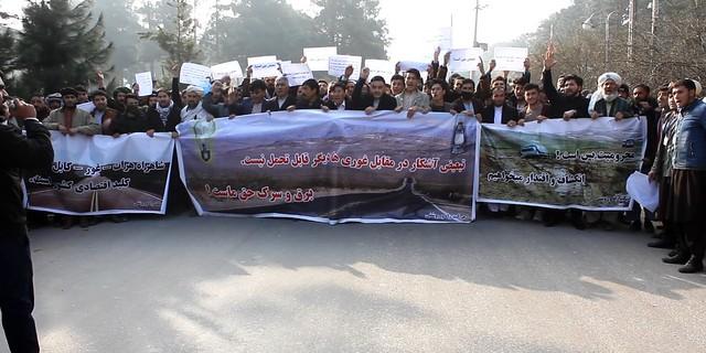 Ghor residents protested in Herat