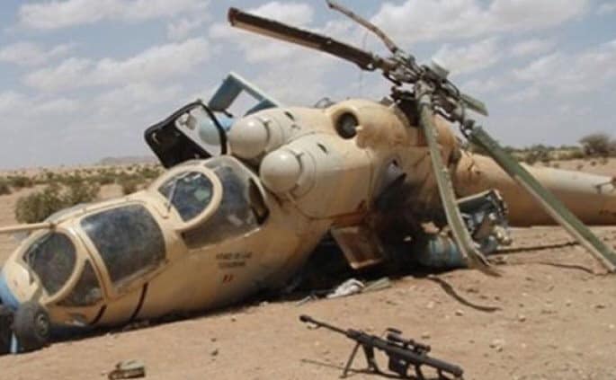 ANA helicopter crash-lands in Paktika, crew unhurt