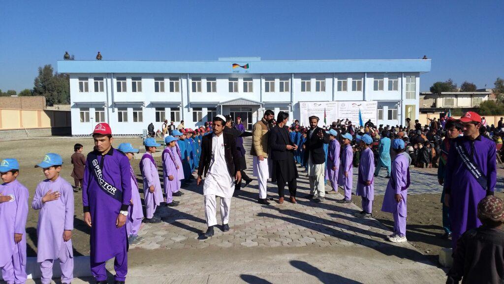 خوست کې یوه ښوونځي ودانۍ جوړه شوه