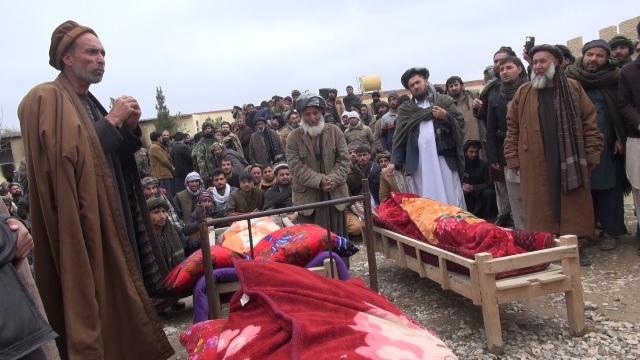 Balkh residents protest civilian deaths in airstrike