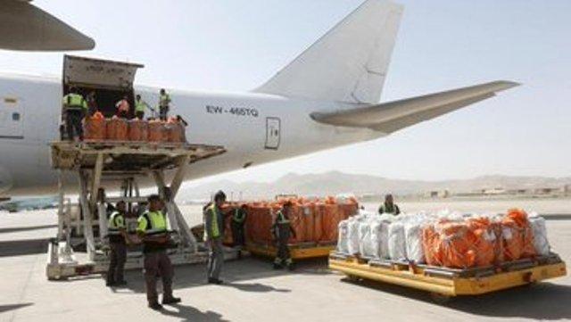 109 tonnes of goods exported via air corridors last month
